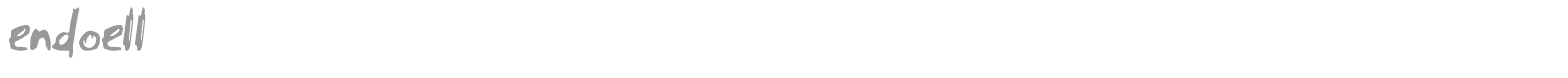 Endoell font preview